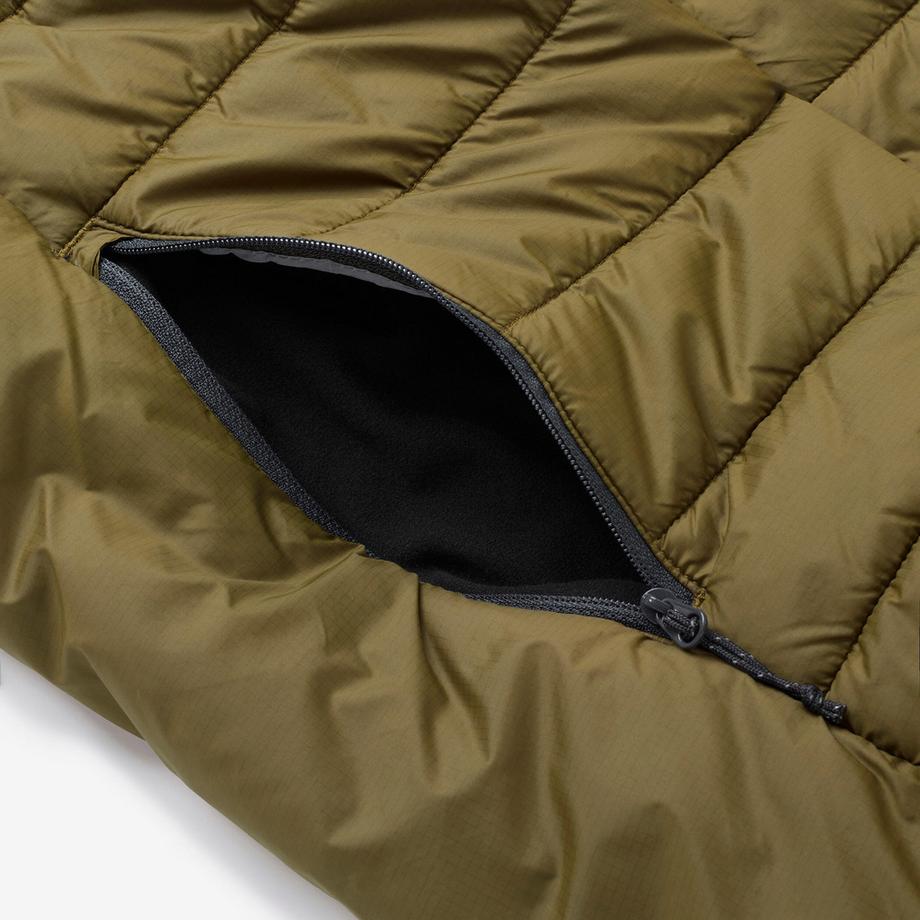 QUECHUA MH500 Daunenjacke mit Kapuze  
