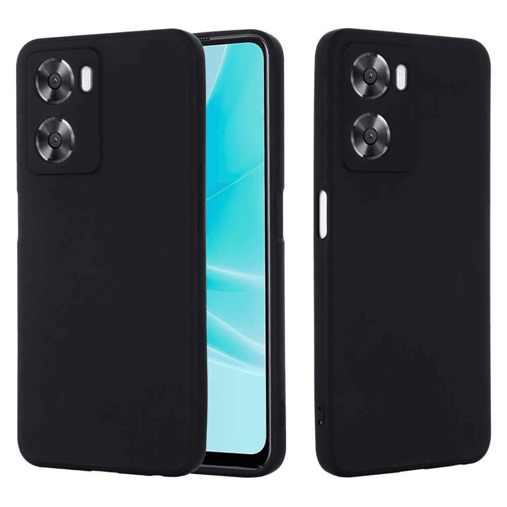 OPPO  Case de silicium Oppo A57 4G / A57S / A77 4G / A77S - noir 