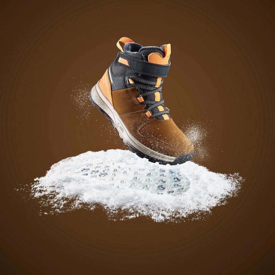 QUECHUA  Scarpe sportive bambino trekking invernale pelle 
