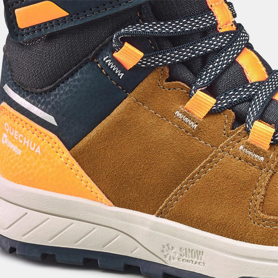 QUECHUA  Scarpe sportive bambino trekking invernale pelle 