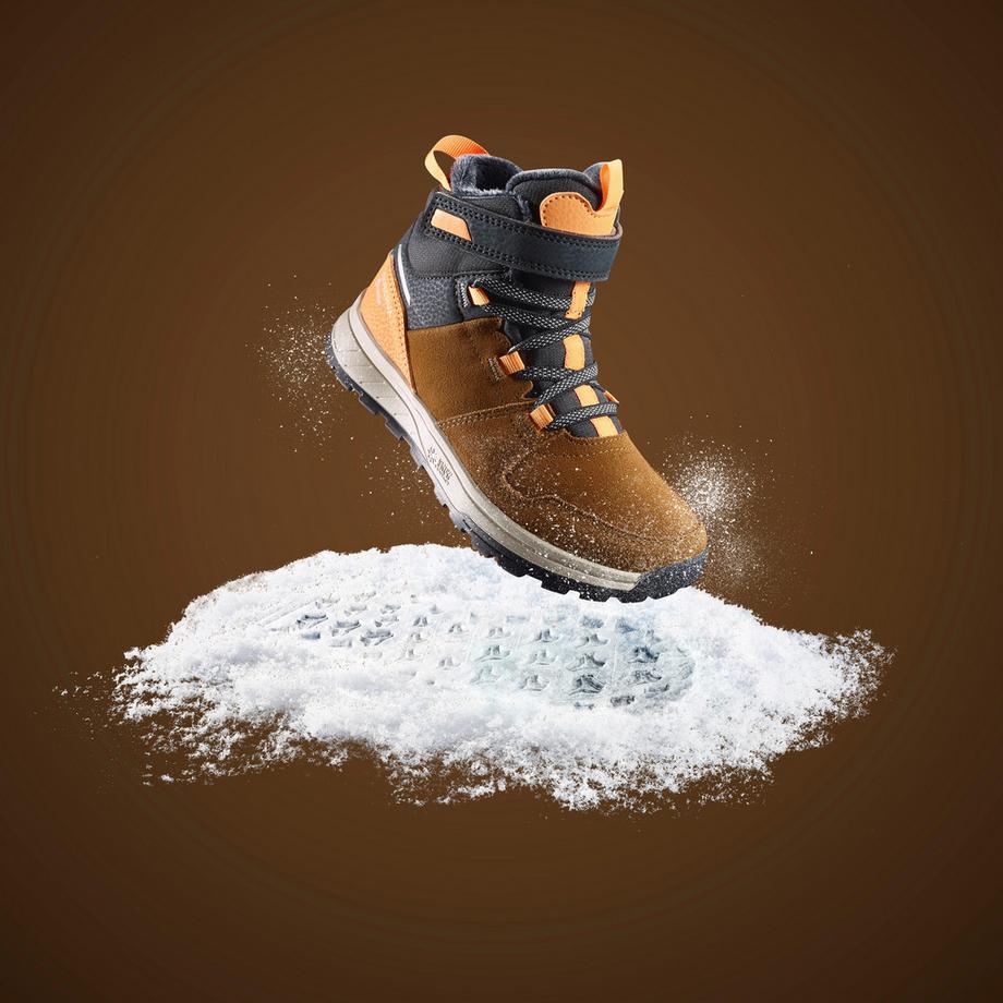 QUECHUA  Scarpe sportive bambino trekking invernale pelle 