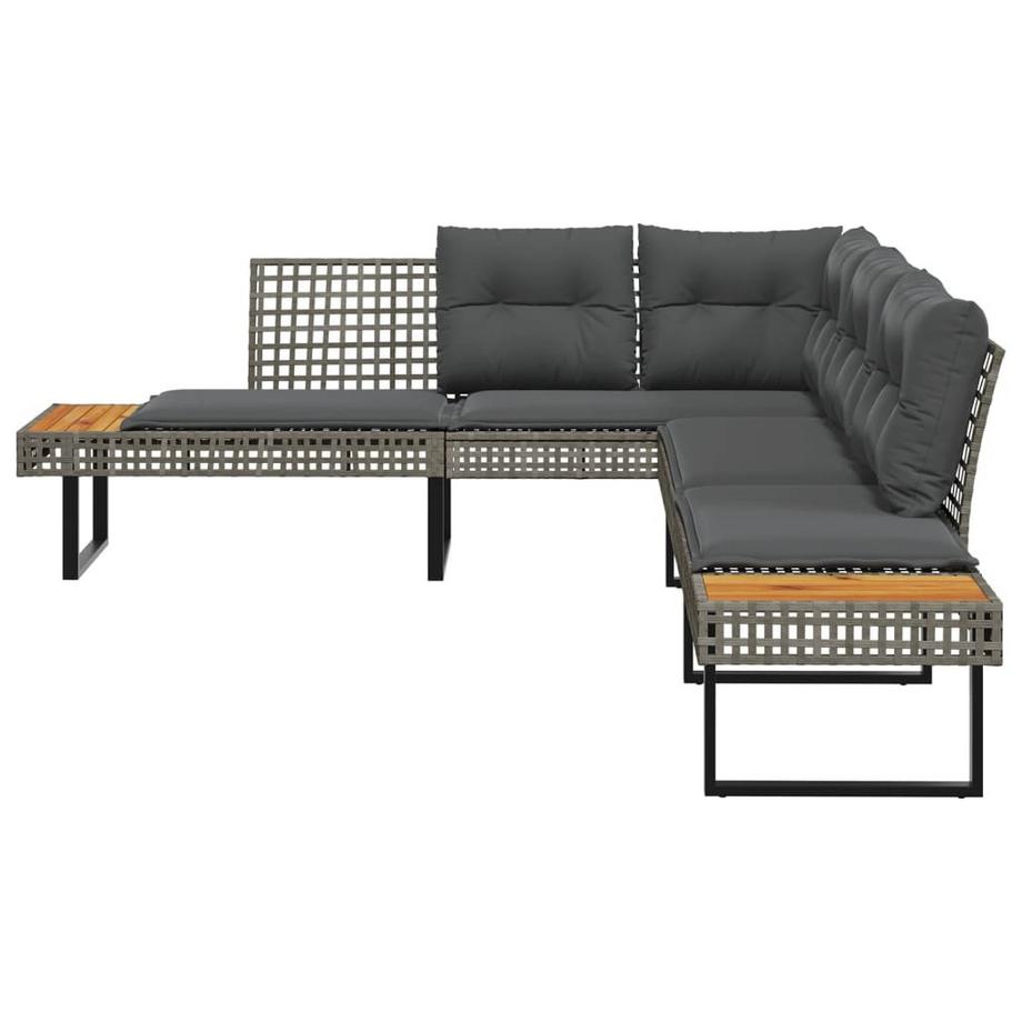 VidaXL Gartensofa poly-rattan  