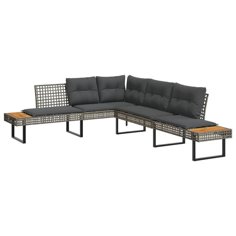 Gartensofa poly-rattan