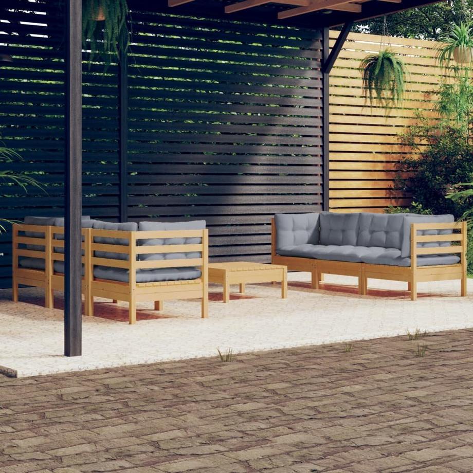 VidaXL set da giardino Legno di pino  
