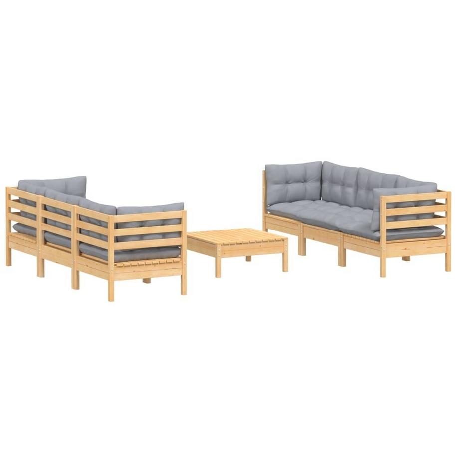 VidaXL set da giardino Legno di pino  