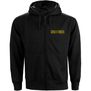 Guns N Roses  Hoodie mit durchgehendem Reißverschluss Logo 