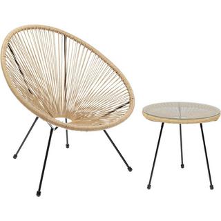 KARE Design Ensemble de jardin Acapulco naturel (2 pièces)  