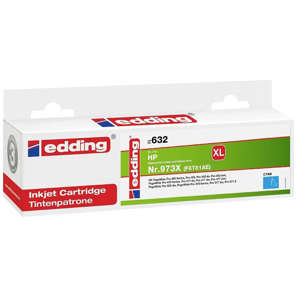 Edding  Cartouche EDD-632 remplace HP 973X (F6T81AE) - - contenu, 110 ml 