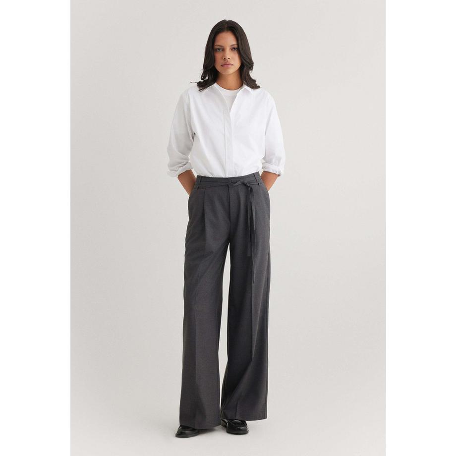 Mavi Pantalon Pin Stripe Jambe Large  