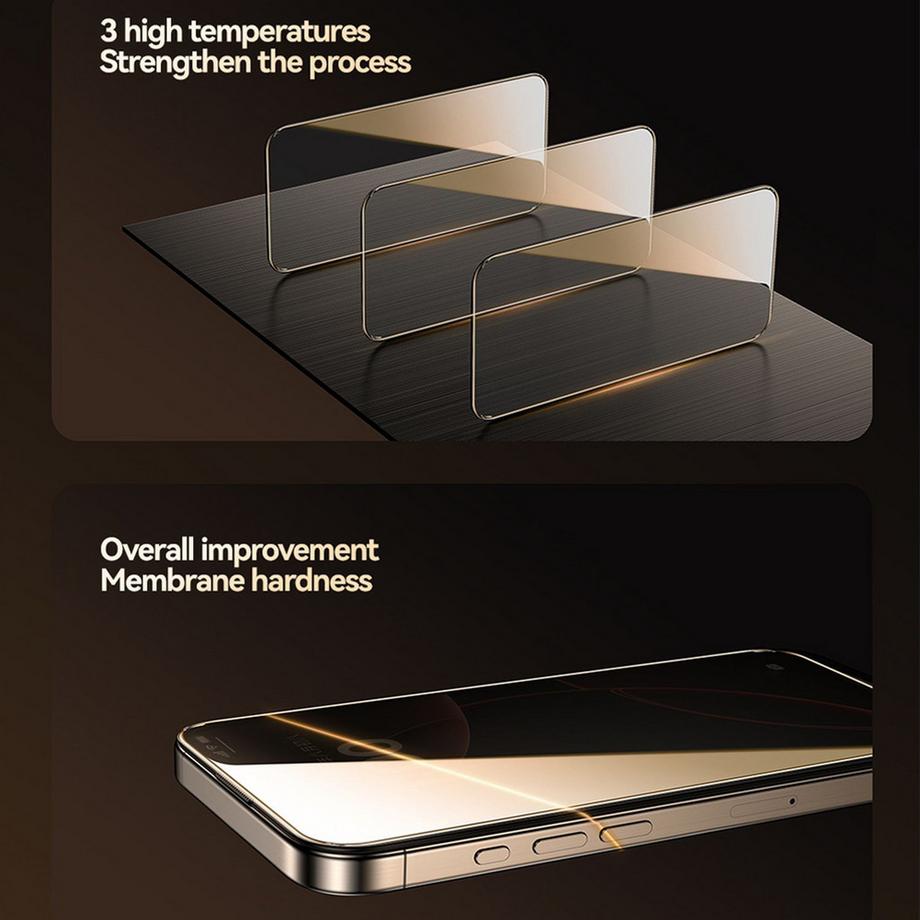 Cadorabo  Schutzfolie für Apple iPhone 17 PRO Schutzglas 3er Pack 