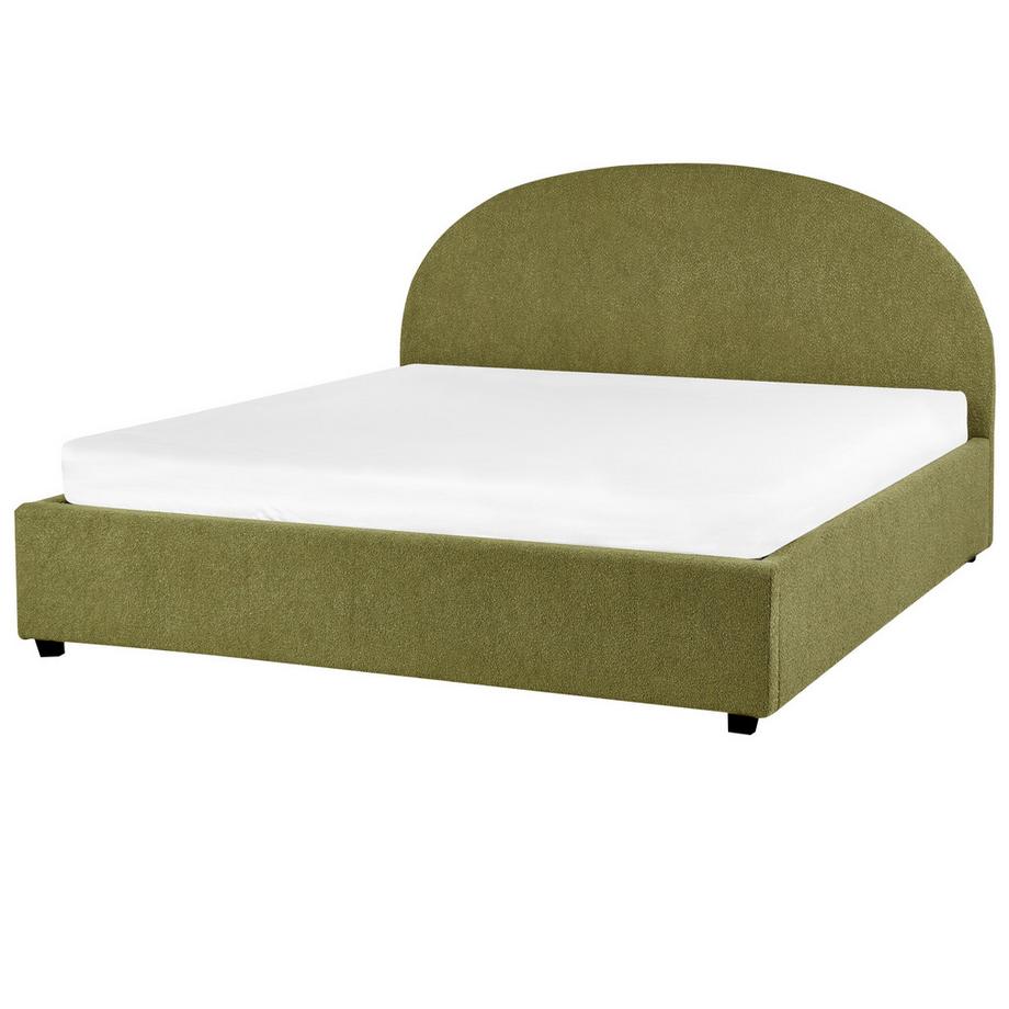 Beliani Lit ottoman en Bouclé  VAUCLUSE  