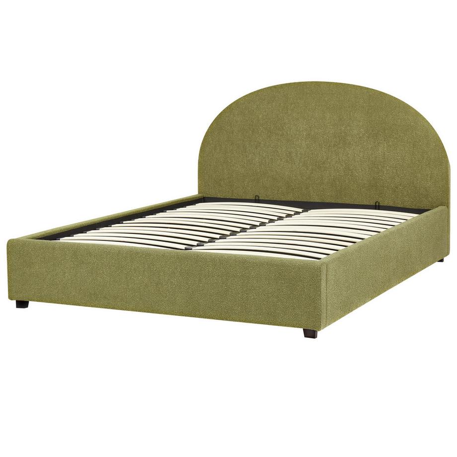 Beliani Lit ottoman en Bouclé  VAUCLUSE  