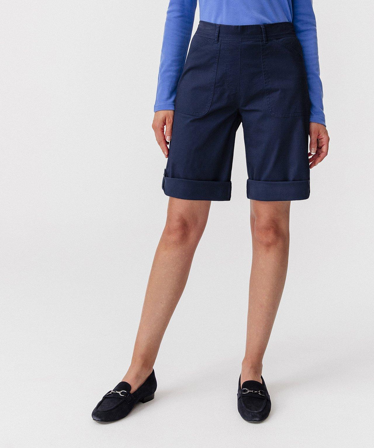 Image of Bermudas, In Shorts Verwandelbar. Damen Blau 38