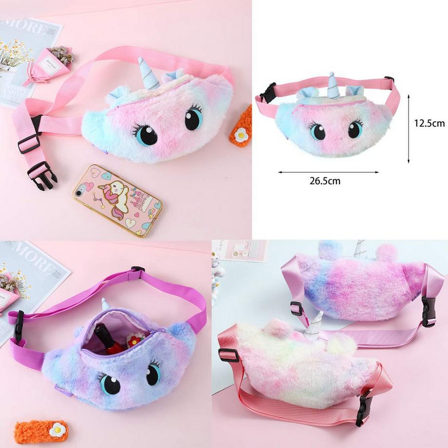 Only-bags.store Marsupio Peluche Unicorno  