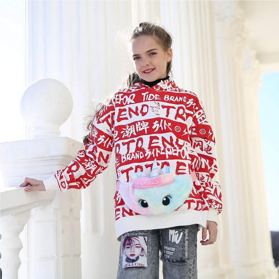 Only-bags.store Marsupio Peluche Unicorno  