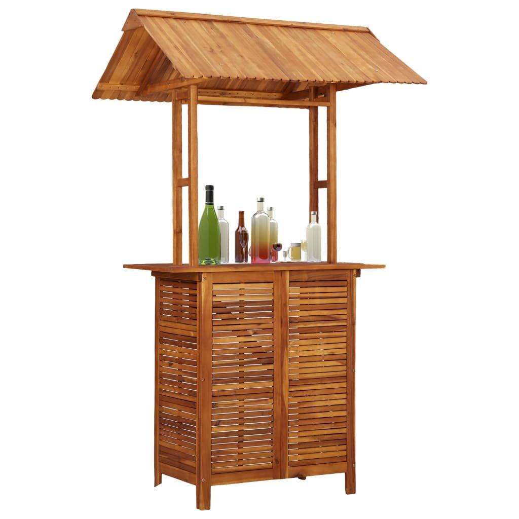 VidaXL Table de bar bois  