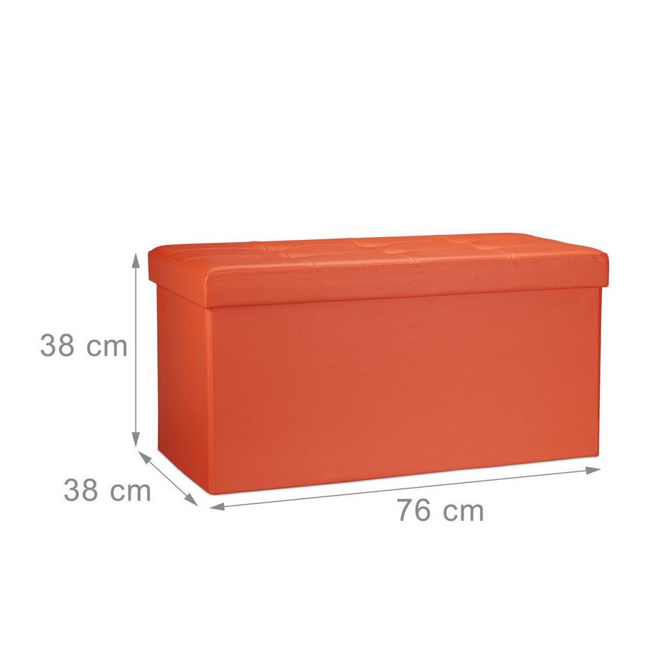 B2X Sitzbank mit Stauraum aus Kunstleder  