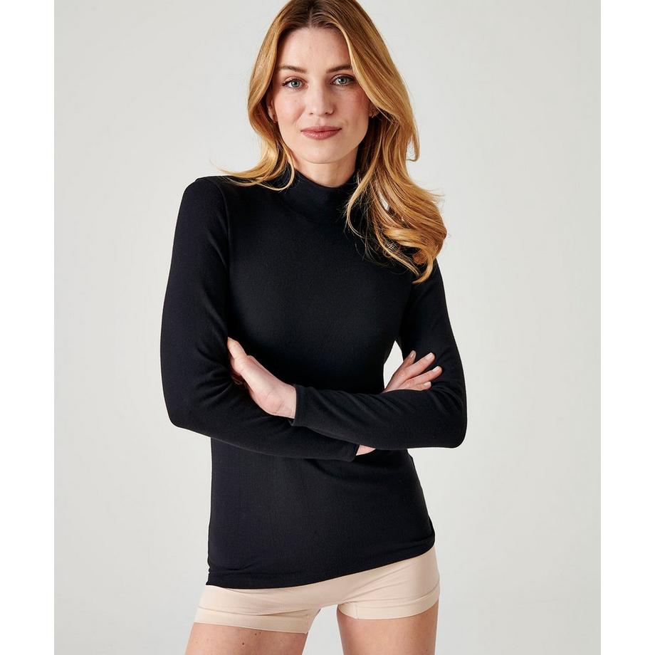 Damart Thermolactyl Sensitive Feinripp Stehkragen T-Shirt  