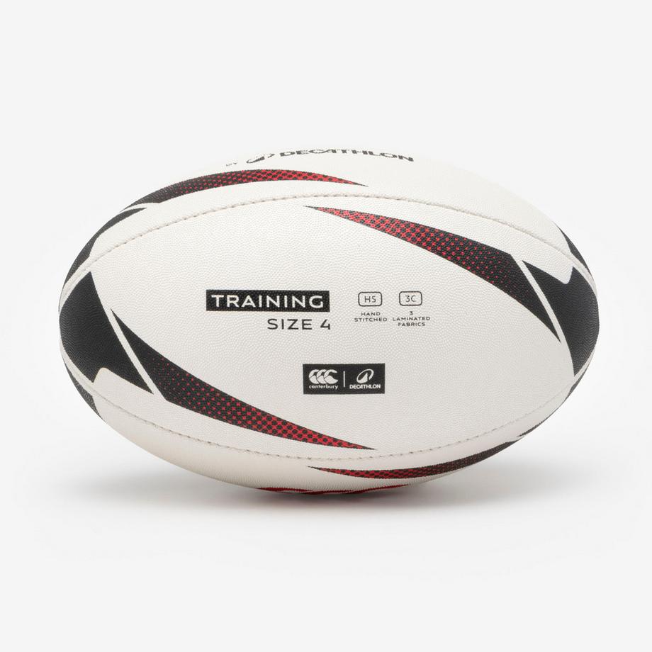 DECATHLON  Ballon de rugby taille 4 - ballon d'entraînement caoutchouc 