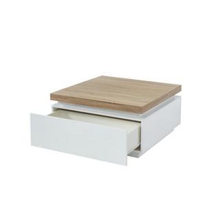 Vente-unique Couchtisch mit LEDBeleuchtung 2 Schubladen MDF Eichefarben HALO II  