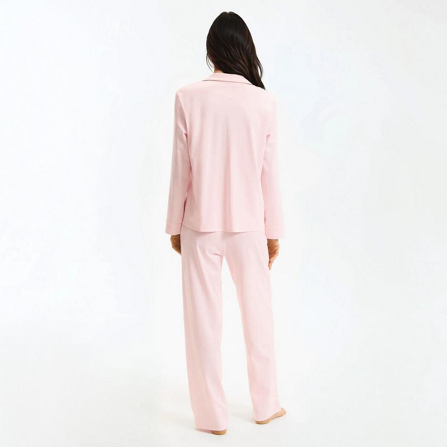 La Redoute Collections Pyjama Grand-Père en Jersey de Coton Uni  