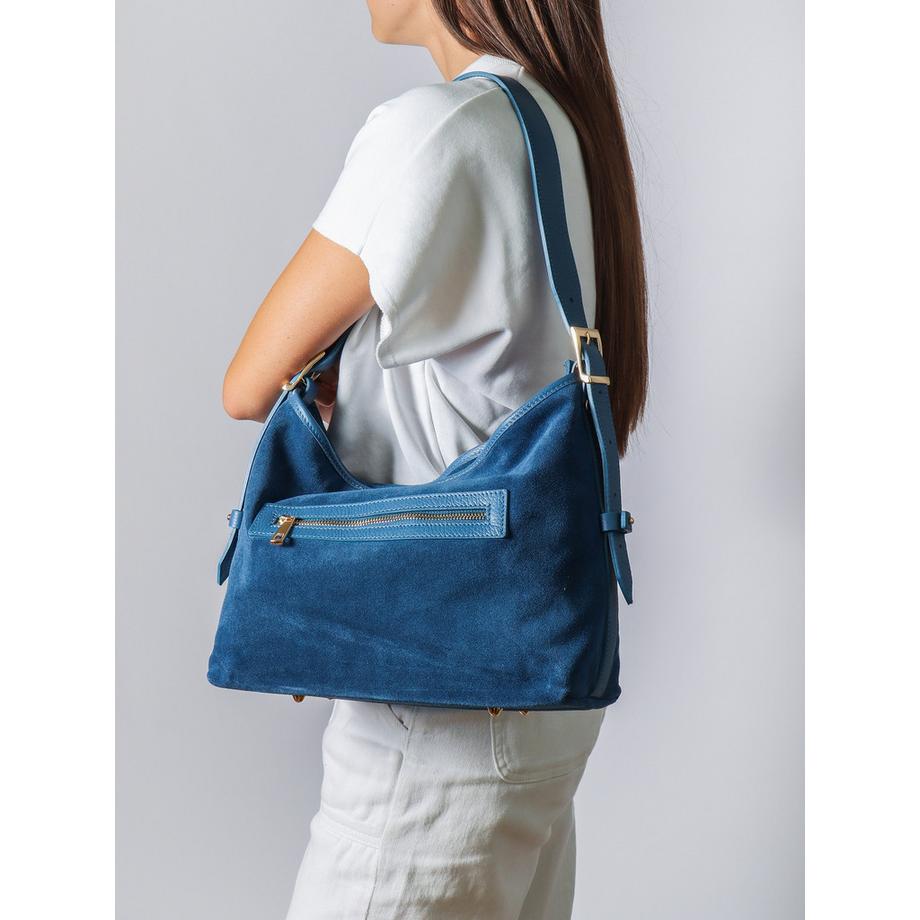 Gave Lux Araminta Pro Borsa a Tracolla in Camoscio  