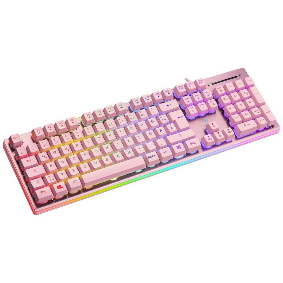 DELTACO GAMING  Clavier de jeu à membrane avec éclairage RGB 