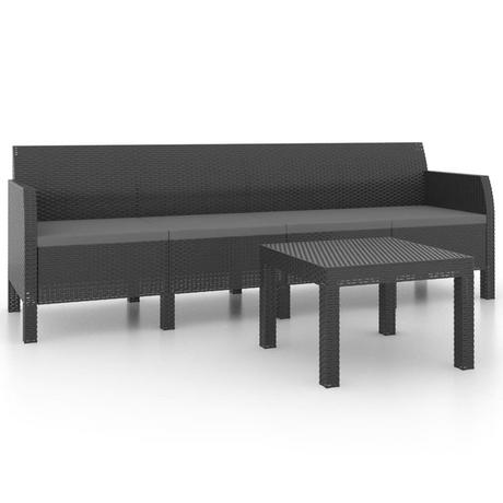 VidaXL Garten-lounge-set polypropylen  