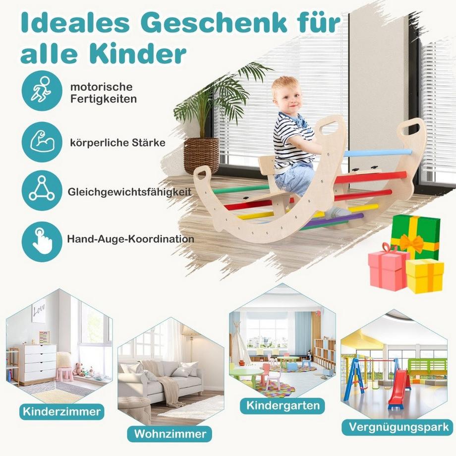 Northix  Ensemble de jeu pour enfants 4 en 1 avec siège 