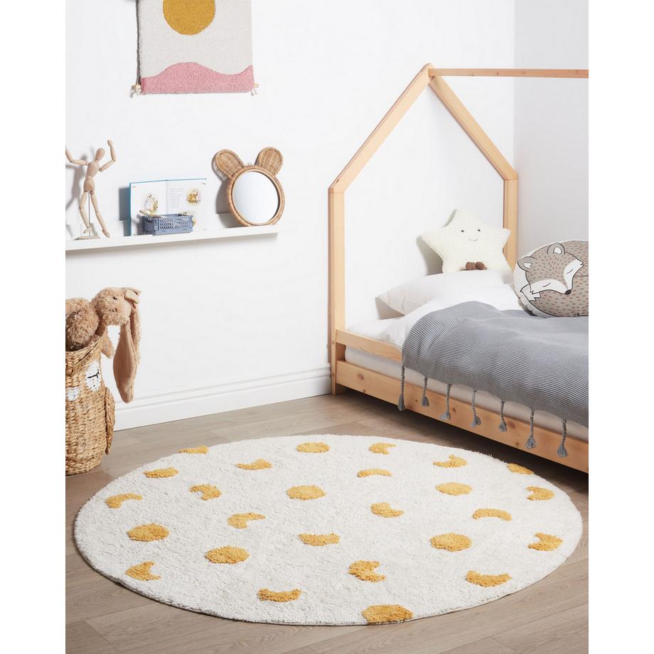 Beliani Kinderteppich aus Baumwolle Boho LOTI  