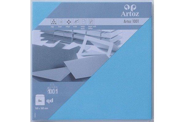 Image of ARTOZ Couverts 1001 160x160mm 100g, azur 5 Stück ARTOZ Couverts 1001 160x160mm 100g, azur 5 Stück