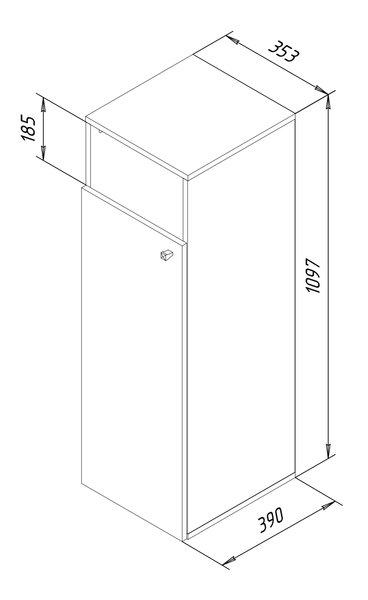 VCM Stoff Wäscheschrank Wäschetruhe Wäschebox Wäschekorb Stoffbox Wäsche Dreso XL 1f  