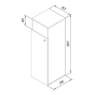 VCM Stoff Wäscheschrank Wäschetruhe Wäschebox Wäschekorb Stoffbox Wäsche Dreso XL 1f  