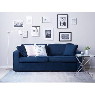 Beliani 3 Sitzer Sofa aus Samtstoff Modern FALUN  