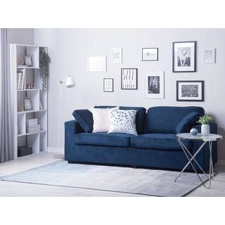 Beliani 3 Sitzer Sofa aus Samtstoff Modern FALUN  