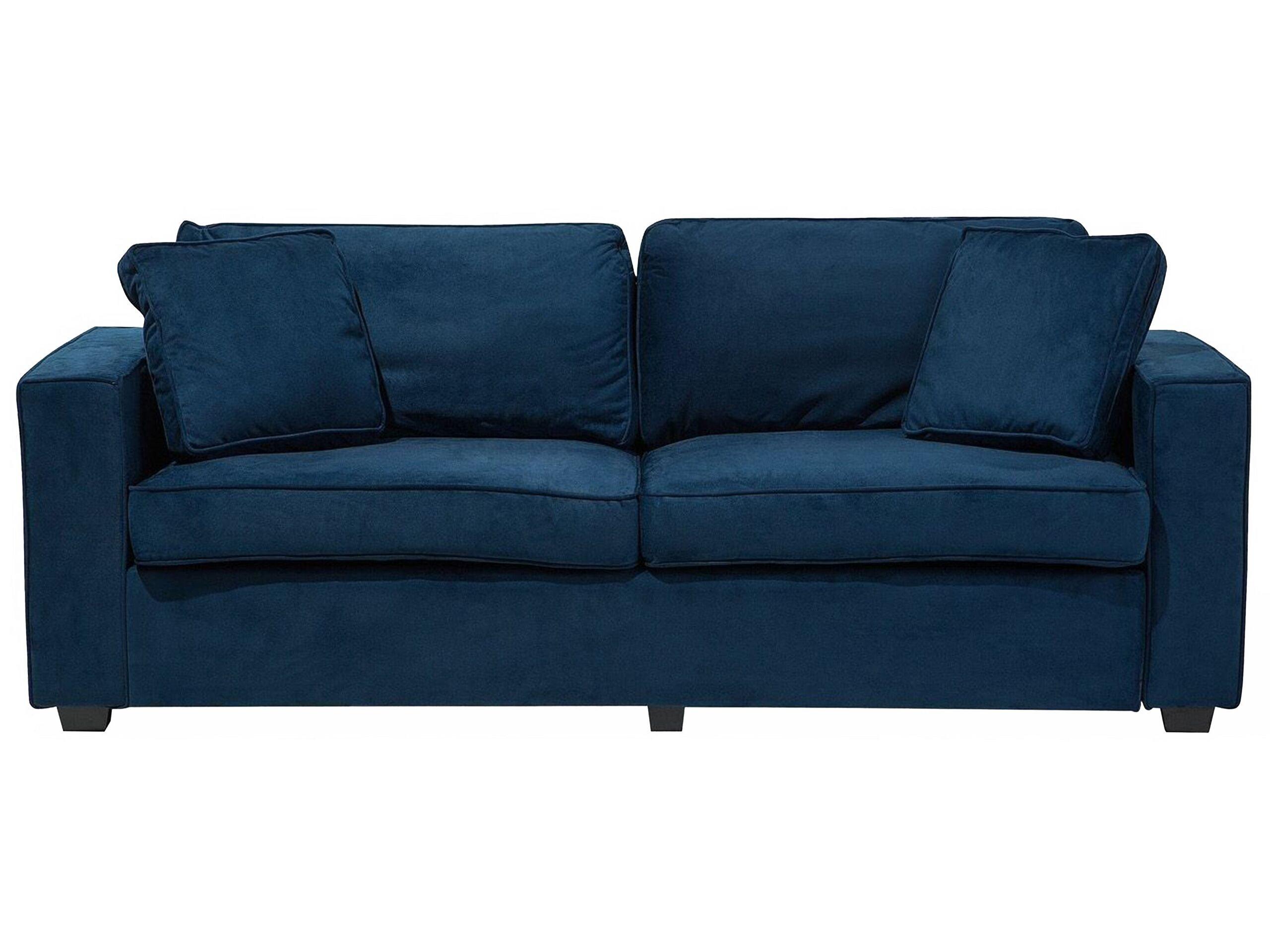 Beliani 3 Sitzer Sofa aus Samtstoff Modern FALUN  