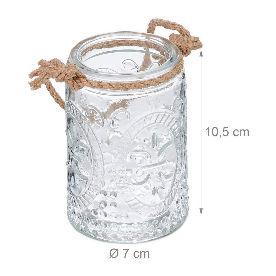 B2X Lanterne vintage, lot de 12  