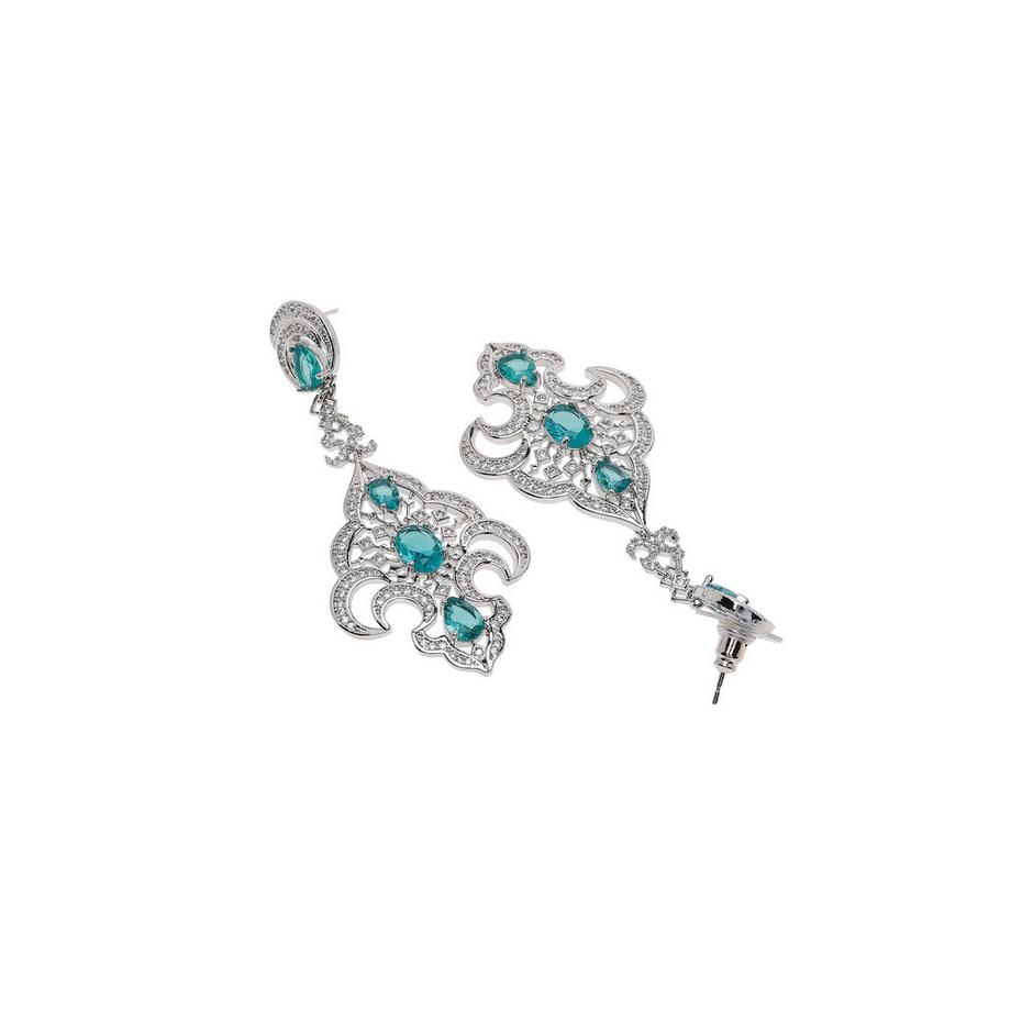 AVANT-GARDE PARIS  Zeitgenössische Designer-Grüne Tropfenohrringe 