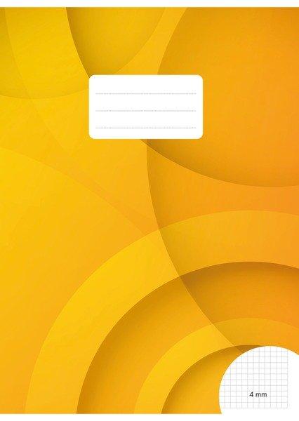 Image of Schulheft A4 533874002 4mm kariert mit Rahmen 90g Schulheft A4 533874002 4mm kariert mit Rahmen 90g