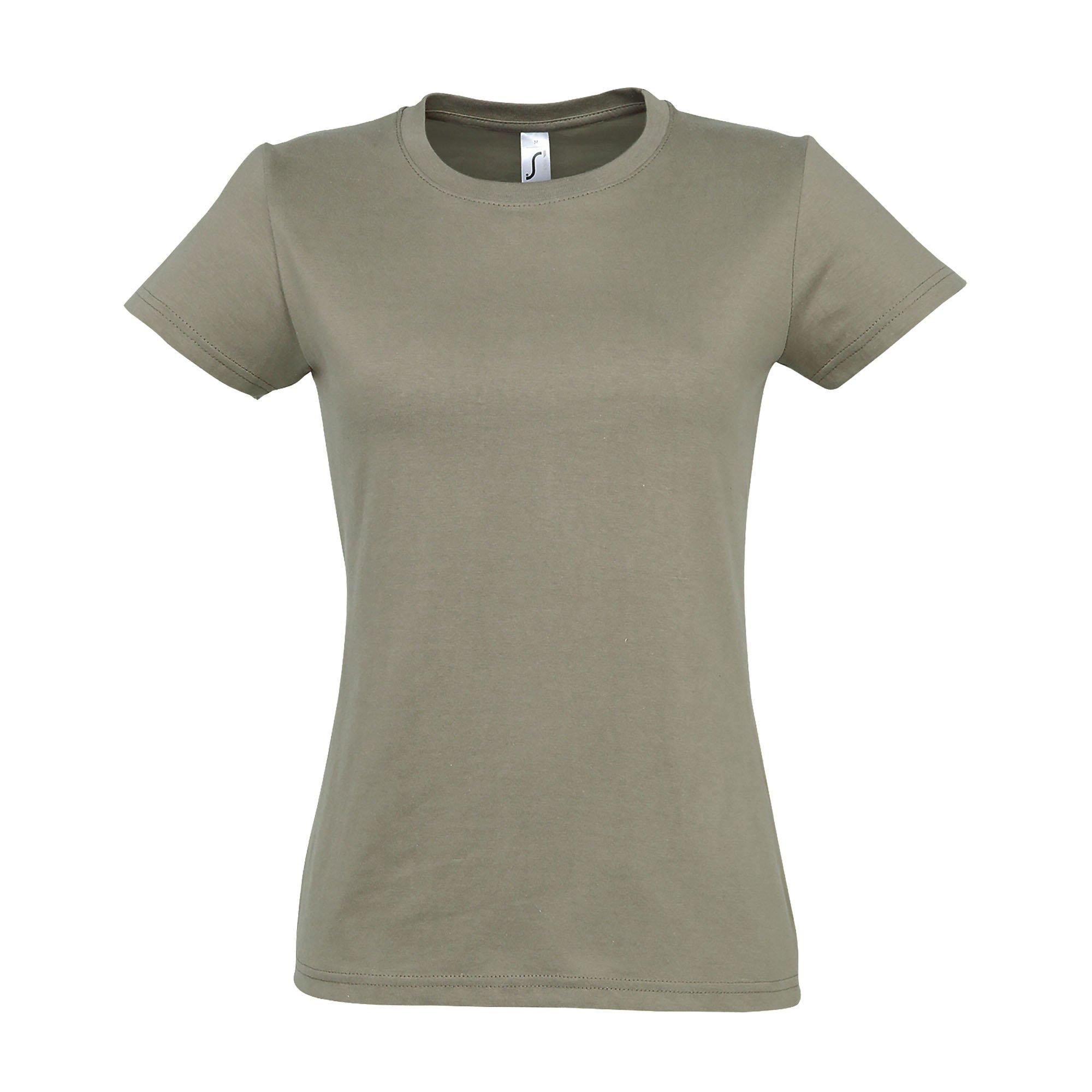 Image of Imperial Tshirt, Kurzarm, Rundhalsausschnitt Damen Khaki S