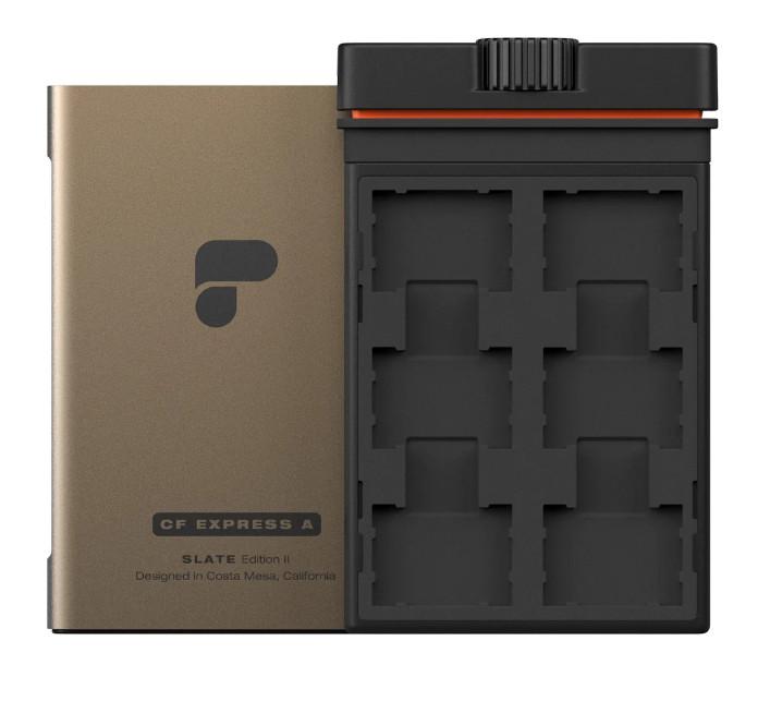 Image of Polarpro Slate Ii Speicherkarte-gehäuse 18 Karten Aluminium, Thermoplastisches Elastomer (tpe) Sand Unisex Sand