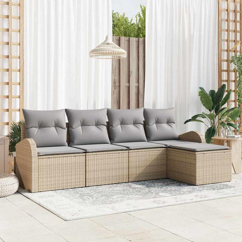 VidaXL Divano da giardino Polyrattan  