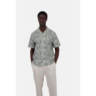 Colours & Sons Kurzarmhemd Japanese Tile Print  
