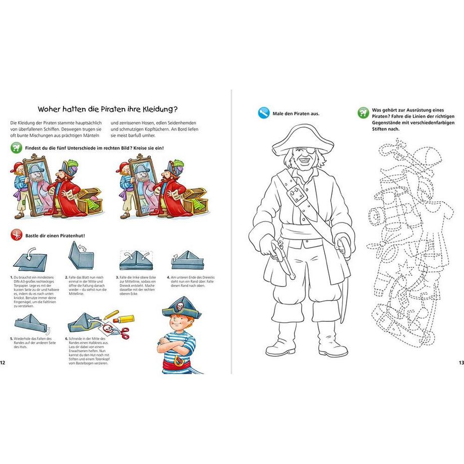 Ravensburger  Wieso? Weshalb? Warum? aktiv-Heft Piraten 