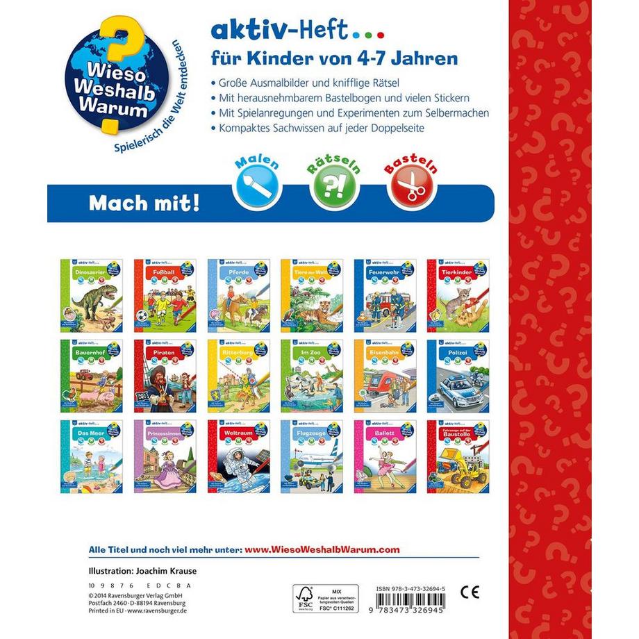 Ravensburger  Wieso? Weshalb? Warum? aktiv-Heft Piraten 