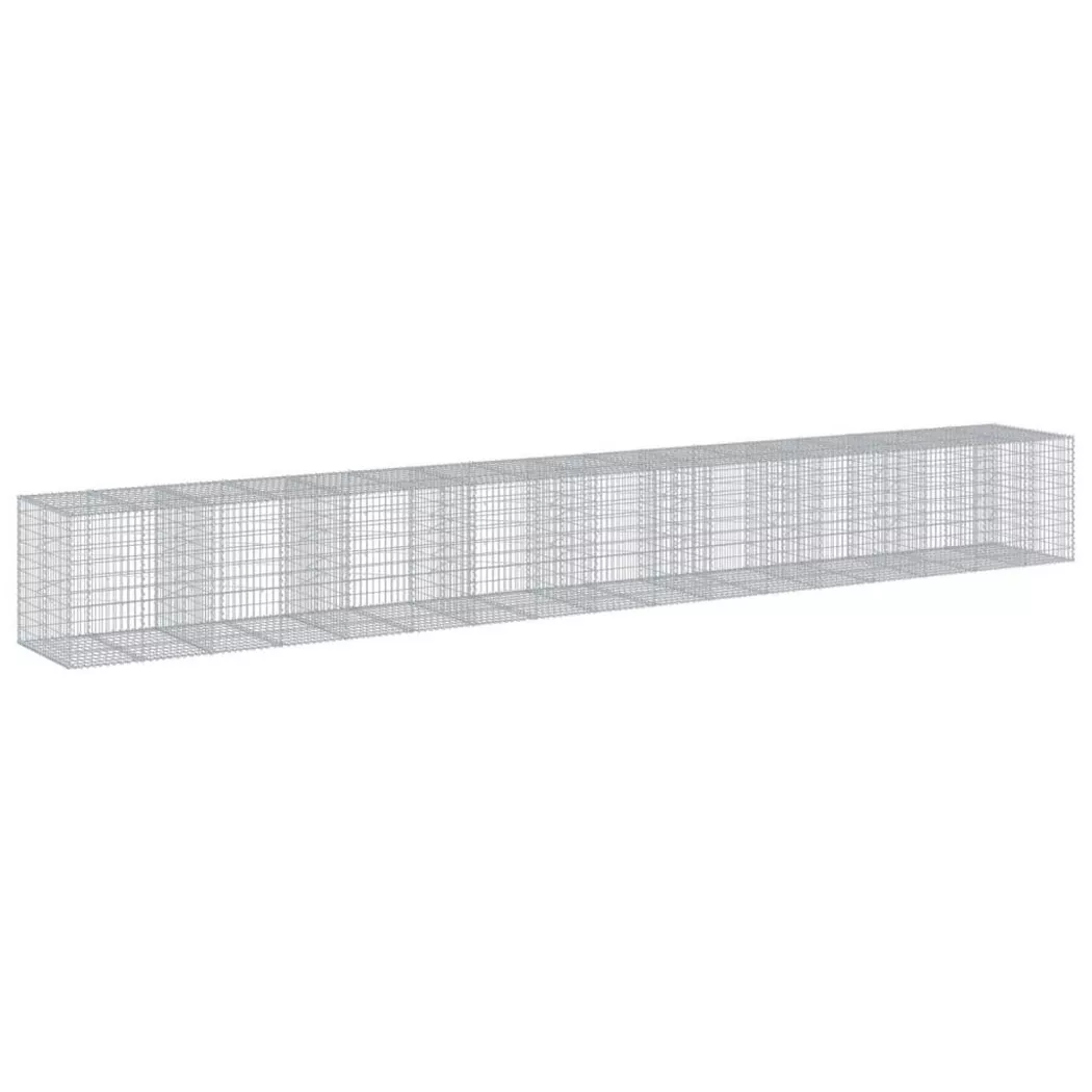 VidaXL - Panier gabion fer, One Size, Argent