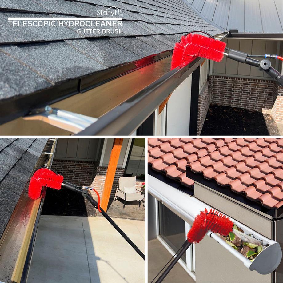 STARLYF Gutter Brush - Spazzola per grondaie  