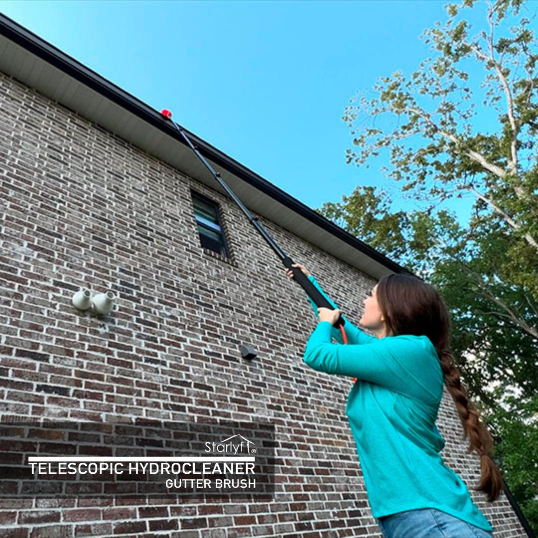 STARLYF Gutter Brush - Spazzola per grondaie  