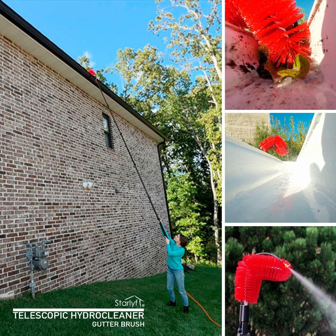 STARLYF Gutter Brush - Spazzola per grondaie  