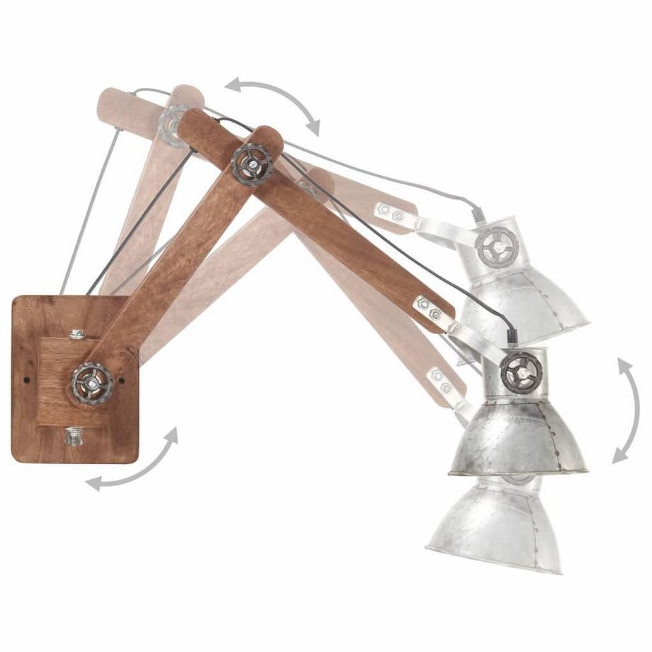 VidaXL lampada da parete Ferro  